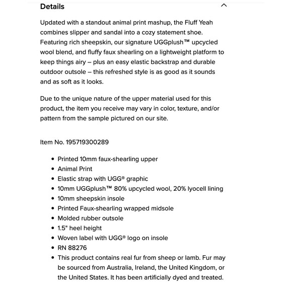 UGG Fluff Yeah Animalia Slippers Women 8 Neon Green Black Leopard Sandals Grunge - Picture 15 of 15